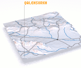 3d view of Qal‘eh Sorkh