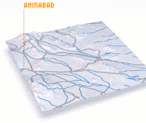 3d view of Amīnābād