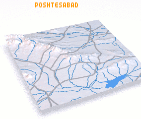 3d view of Posht-e Sābād