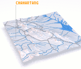 3d view of Chahār Tang