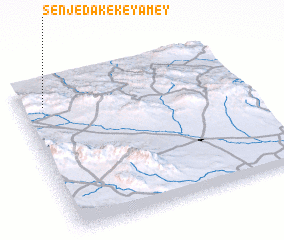 3d view of Senjedak-e Keyāmey