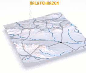 3d view of Kalāteh Kāz̧em