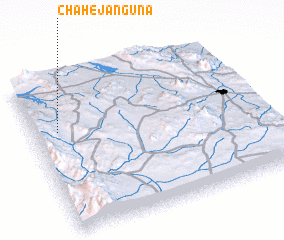 3d view of Chāh-e Jangūnā