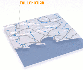 3d view of Tall-e Mīchān