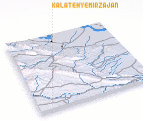 3d view of Kalāteh-ye Mīrzā Jān