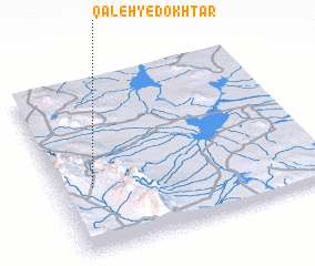 3d view of Qal‘eh-ye Dokhtar