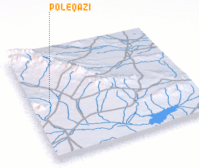 3d view of Pol-e Qāẕī