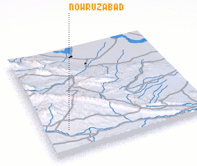 3d view of Nowrūzābād