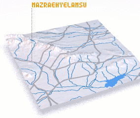 3d view of Mazra‘eh-ye Lamsū