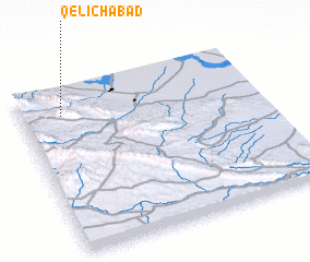 3d view of Qelīchābād