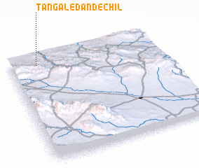 3d view of Tangal-e Dāndechīl