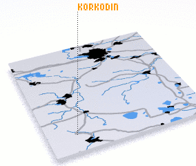 3d view of Korkodin