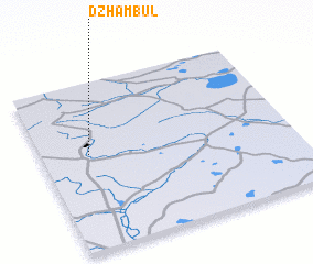 3d view of Dzhambul