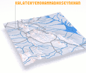 3d view of Kalāteh-ye Moḩammad Ḩoseyn Khān