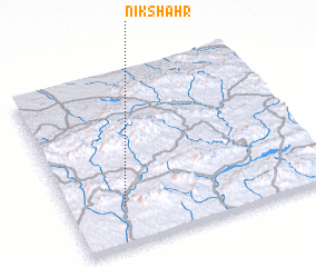 3d view of Nīk Shahr