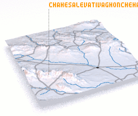 3d view of Chāh-e Şalevātī va Ghoncheh ‘Alī