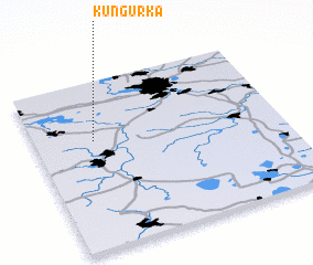 3d view of Kungurka