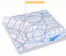 3d view of Sangān-e Pāʼīn