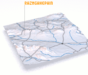 3d view of Razmgāh-e Pā\