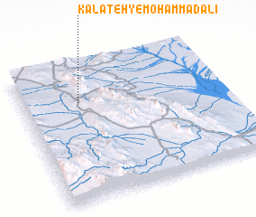 3d view of Kalāteh-ye Moḩammad ‘Alī