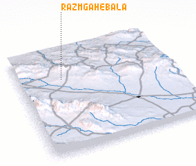 3d view of Razmgāh-e Bālā