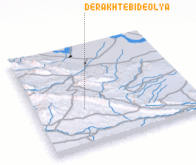 3d view of Derakht-e Bīd-e ‘Olyā