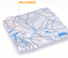 3d view of Malekābād