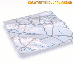 3d view of Kalāteh-ye Mollā ‘Alī Akbar