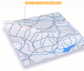 3d view of Now Bahār-e Kordīān