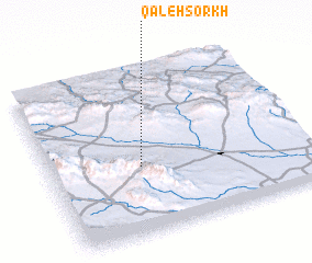 3d view of Qal‘eh Sorkh