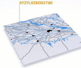 3d view of Kyzyl-Uzbekistan