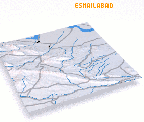 3d view of Esmā‘īlābād