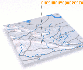 3d view of Cheshmeh-ye Qabrestān