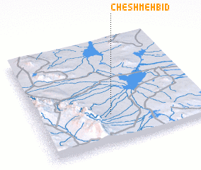 3d view of Cheshmeh Bīd