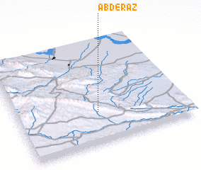 3d view of Āb Derāz