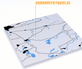 3d view of Verkhniye Tavolgi