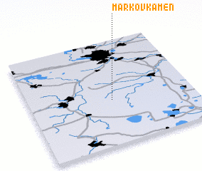 3d view of Markov Kamen\