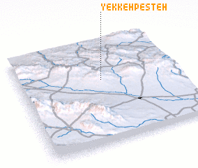 3d view of Yekkeh Pesteh