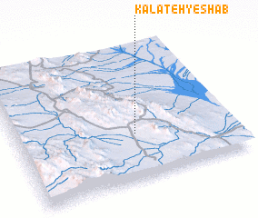 3d view of Kalāteh-ye Shab