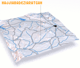3d view of Ḩājjīābād-e Zīāratgāh