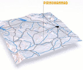 3d view of Pīr Moḩammad