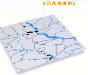 3d view of Listvenichnoye