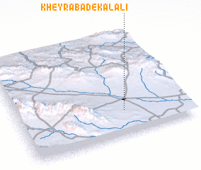 3d view of Kheyrābād-e Kalālī