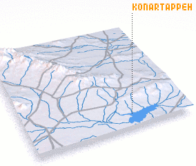 3d view of Konār Tappeh