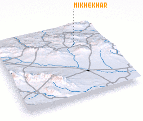 3d view of Mīkh-e Khar