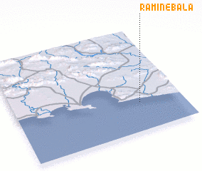 3d view of Ramīn-e Bālā