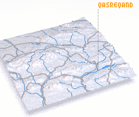 3d view of Qaşr-e Qand