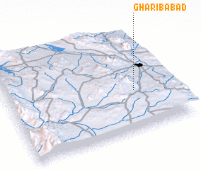 3d view of Gharībābād