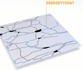 3d view of Kedrovyy Uvat