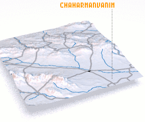 3d view of Chahār Man va Nīm